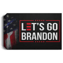 Load image into Gallery viewer, Let's Go Brandon USA Deluxe Landscape Canvas 1.5in Frame