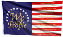 Load image into Gallery viewer, We The People - United States Constitution Flag - Preamble Flag (RTL)