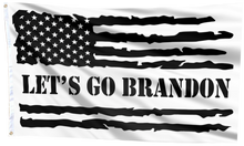 Load image into Gallery viewer, Let's Go Brandon Flag (B&W)