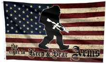Load image into Gallery viewer, The Right To Keep and Bear Arms - Bigfoot USA Flag