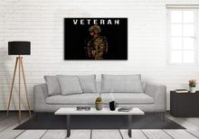 Load image into Gallery viewer, USA Veteran Deluxe Landscape Canvas 1.5in Frame