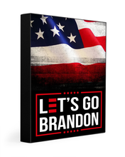Load image into Gallery viewer, Let's Go Brandon USA Deluxe Portrait Canvas 1.5in Frame