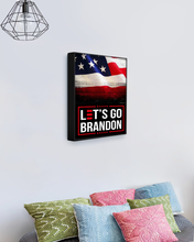 Load image into Gallery viewer, Let's Go Brandon USA Deluxe Portrait Canvas 1.5in Frame