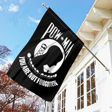 Load image into Gallery viewer, POW MIA - You Are Not Forgotten House Flag