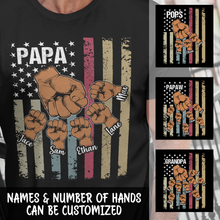 Load image into Gallery viewer, Personalized Papa T-shirt