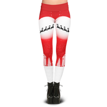 Load image into Gallery viewer, Santa in the Sky Leggings