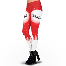 Load image into Gallery viewer, Santa in the Sky Leggings