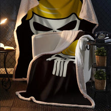 Load image into Gallery viewer, Punisher Trump Sherpa Blanket 50x60 + Free Trump Punisher Flag 3x5 Single Reverse Flag