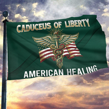 Load image into Gallery viewer, Caduceus of Liberty Flag