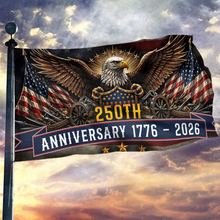 Load image into Gallery viewer, Eagle 250th Anniversary Flag