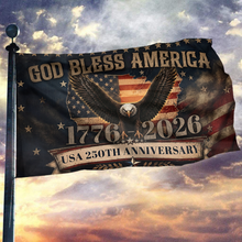 Load image into Gallery viewer, God Bless America 1776-2026 Flag