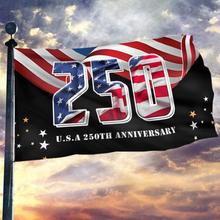 Load image into Gallery viewer, U.S.A. 250th Anniversary Flag