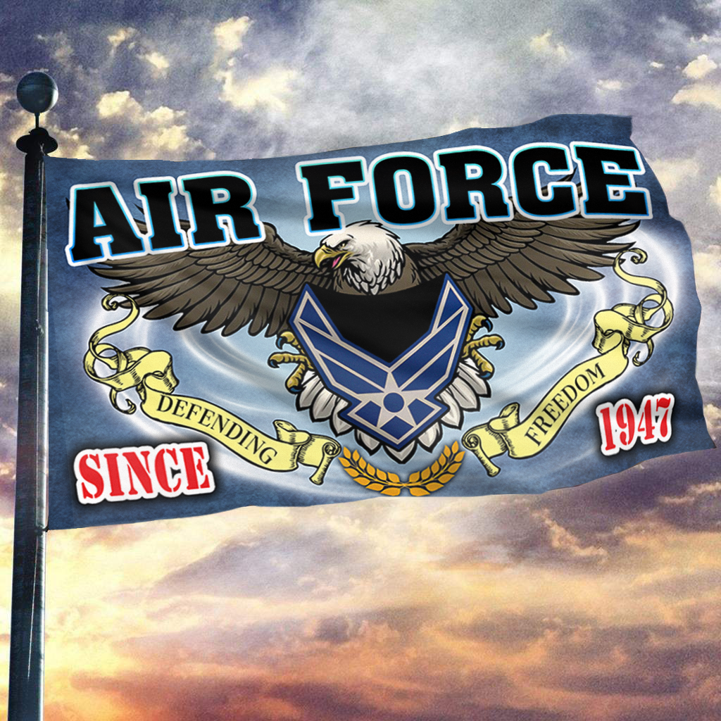Air Force Defending Freedom Flag