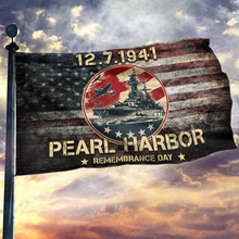 Load image into Gallery viewer, Pearl Harbor 12.7.1941 Flag