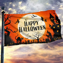 Load image into Gallery viewer, Happy Halloween Flag
