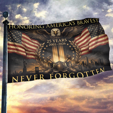 Load image into Gallery viewer, Honoring America's Bravest Flag