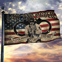 Load image into Gallery viewer, Law and Order FAFO Tactical Flag