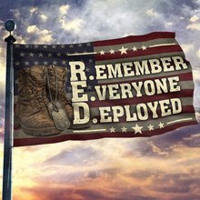 Load image into Gallery viewer, Remember Everyone Deployed USA Flag