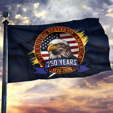 Load image into Gallery viewer, Eagle USA 250 Years Flag