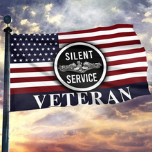 Load image into Gallery viewer, Silent Service Veteran Flag