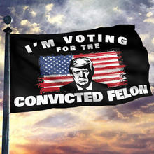 Load image into Gallery viewer, I&#39;m Voting For The Convicted Felon USA Flag