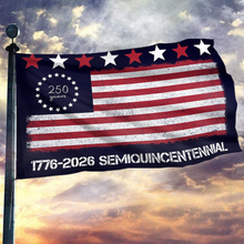 Load image into Gallery viewer, 250 Years of Freedom Stars Flag