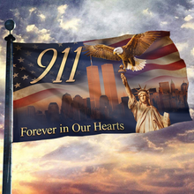 Load image into Gallery viewer, 911 Eagle Forever In Our Hearts Flag
