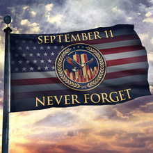 Load image into Gallery viewer, September 11 - Never Forget Eagle Flag