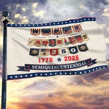 Load image into Gallery viewer, Happy America 250 Semiquincentennial Flag