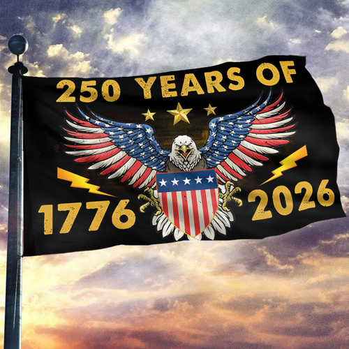 250 Years 1776 - 2026 Flag