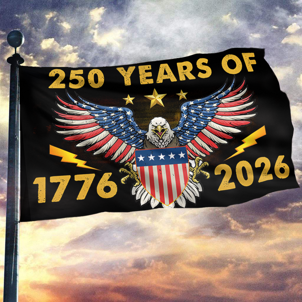 250 Years 1776 - 2026 Flag