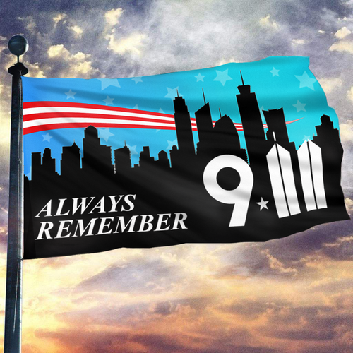 Always Remember 9.11 Flag
