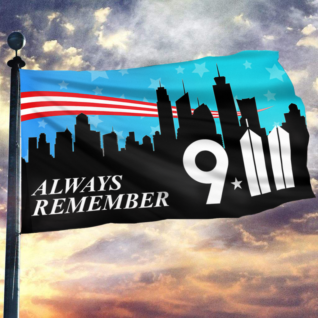 Always Remember 9.11 Flag