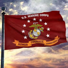 Load image into Gallery viewer, Guardians of Freedom – U.S. Marines Flag