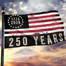 Load image into Gallery viewer, 250 Years Freedom Patriotic Flag