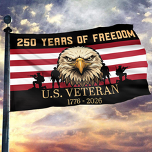 Load image into Gallery viewer, 250 Years of Freedom US Veteran Flag