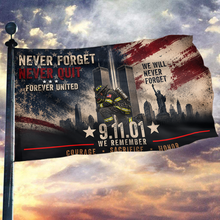 Load image into Gallery viewer, 9.11.01 We Remember Honor Flag