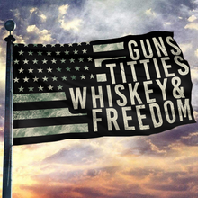 Load image into Gallery viewer, Gun Titties Whiskey &amp; Freedom Flag