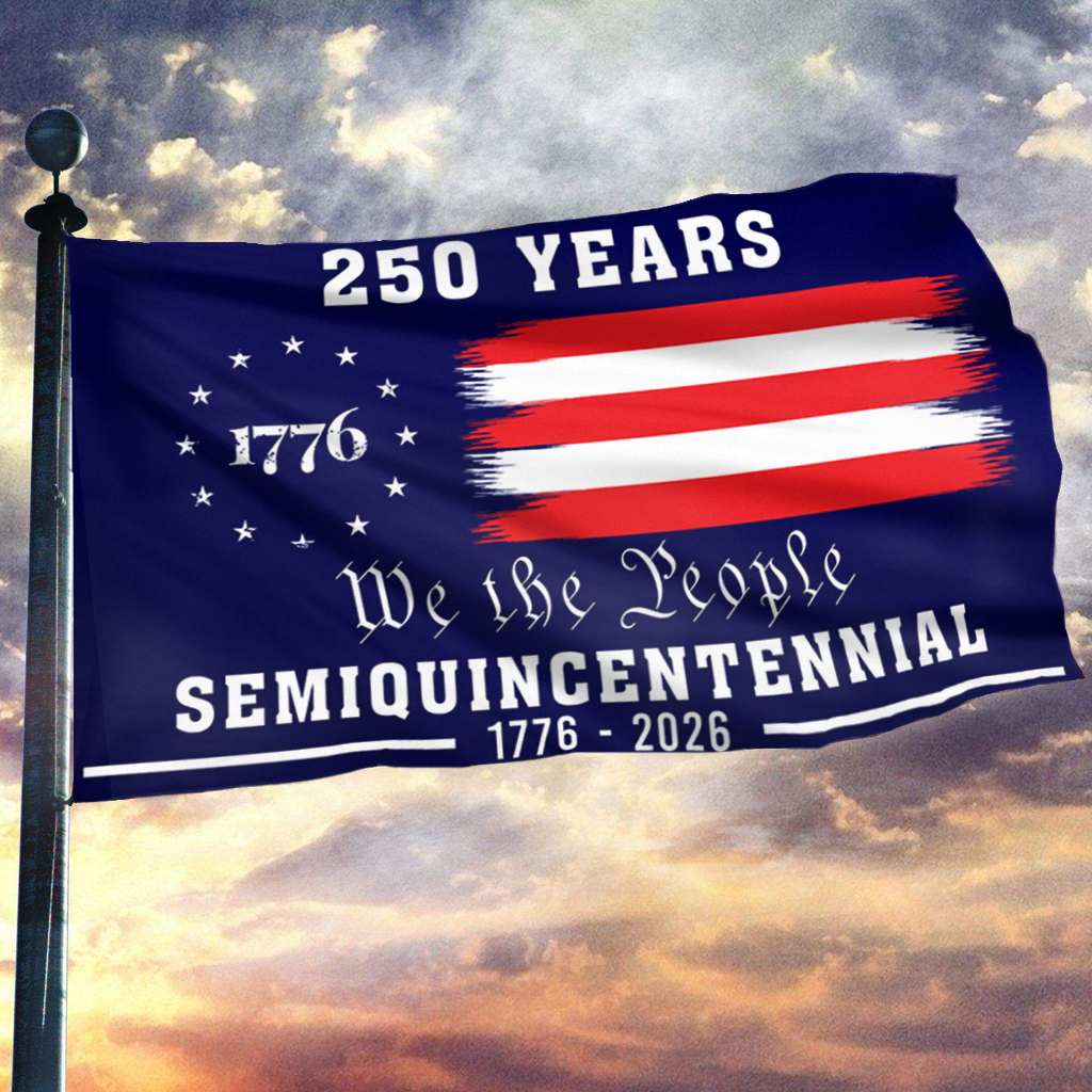 American 250 Years Semiquincentennial Flag