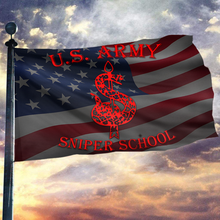 Load image into Gallery viewer, U.S. Army Sniper School Flag