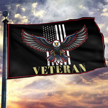 Load image into Gallery viewer, Bold Eagle &amp; USA Stripes Flag