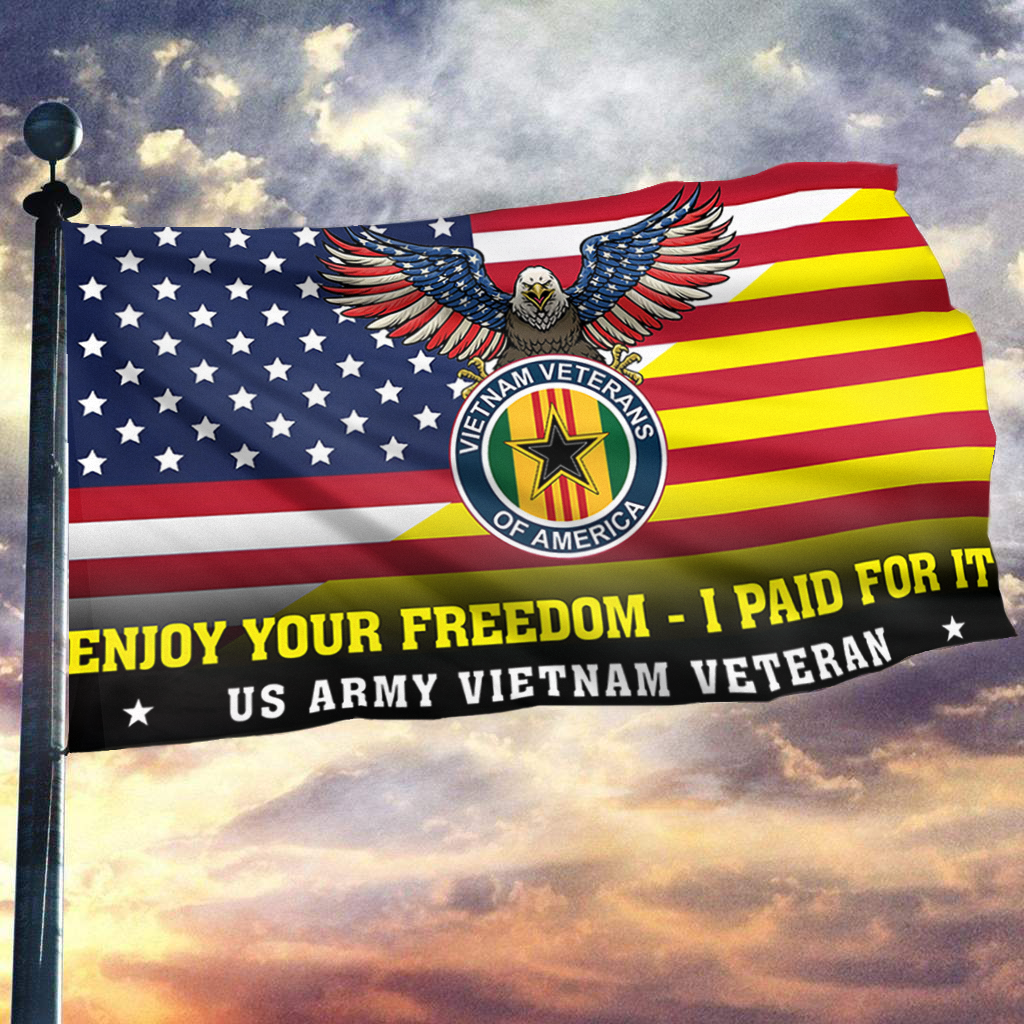 Enjoy Your Freedom, I Paid for It Flag