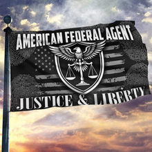 Load image into Gallery viewer, American Federal Agent Flag