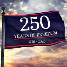 Load image into Gallery viewer, 250 Years Of Freedom Blue Flag