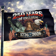 Load image into Gallery viewer, 250 Years of Freedom Commemorative Flag