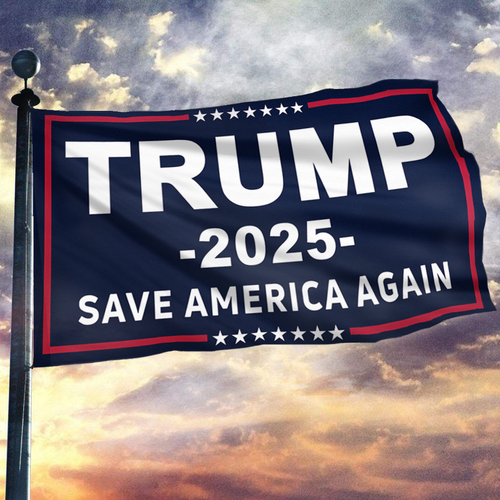 TRUMP Save America Again 2025 Flag