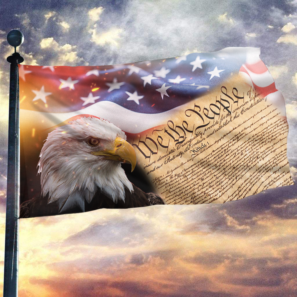 Vintage American Eagle Flag