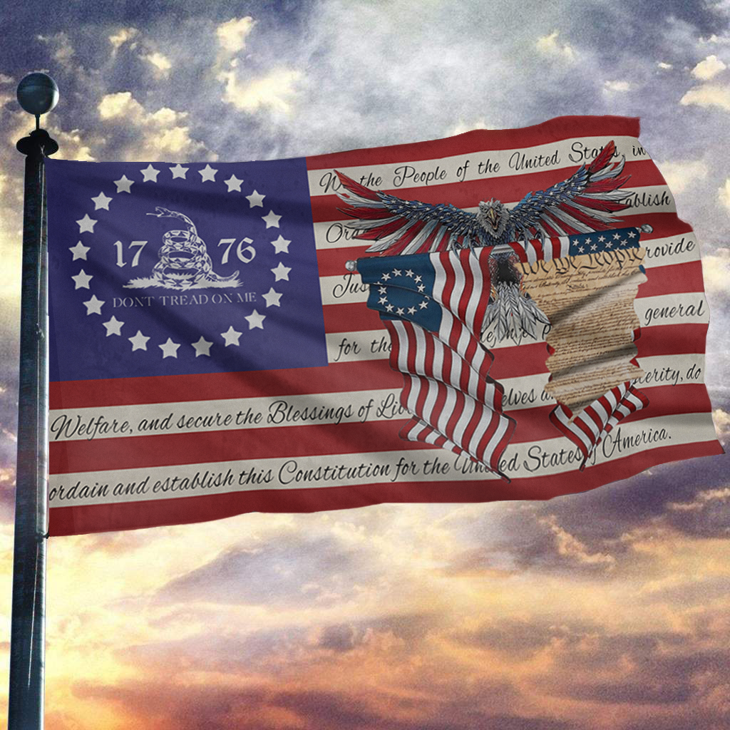 We The People 1776 American Flag