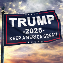 Load image into Gallery viewer, Trump 2025 KAG Flag