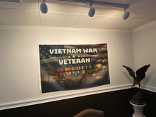 Load image into Gallery viewer, Vietnam War Veteran USA Flag
